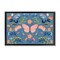 Stupell Industries Butterfly Garden on Blue Framed Floater Canvas Wall Art Design by Angel Nicole